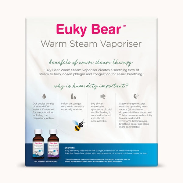 Warm Steam Vaporiser | Euky Bear