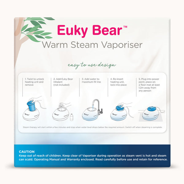 Warm Steam Vaporiser | Euky Bear